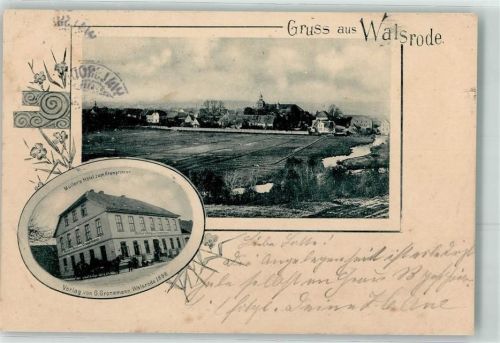 Walsrode 1898 Müller`s Hotel zum Kronprinzen