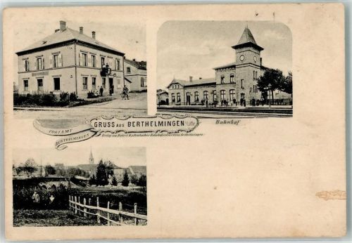 Berthelming Bahnhof Postamt