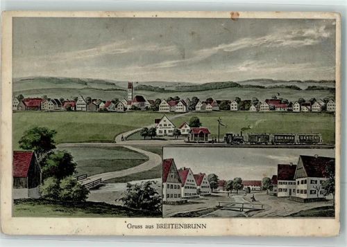 Breitenbrunn Dorfstraße Bahnhof