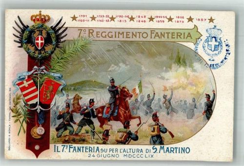 Regiment 7. Reggimento Fanteria S. Martino 1887 Wappen