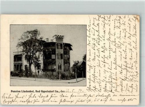 Bad Oppelsdorf Opolno Zdroj 1914 - Pension Lindenhof