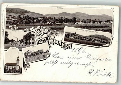 Wilthen Marktplatz Kirche Bahnhof Mönchswalder Berg
