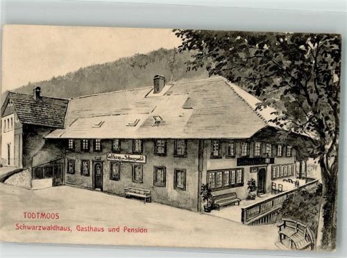 Todtmoos Gasthaus-Pension zum Schwarzwald Schwarzwälder Bauernhaus