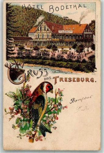 Treseburg Hotel Bodethal Hirsch Papagei