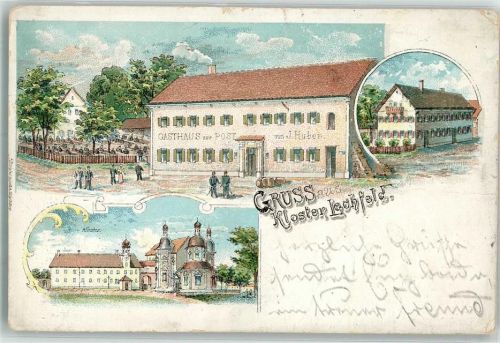 Klosterlechfeld 1900 Kloster Lechfeld Gasthaus zur Post