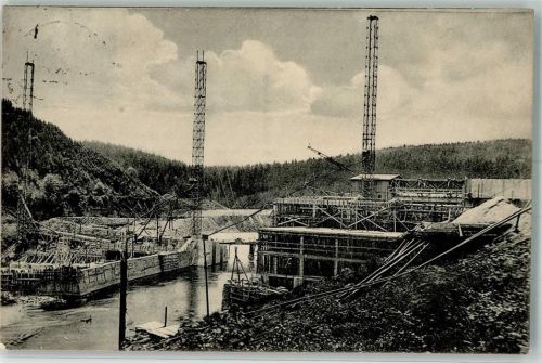 04736 O7305 Waldheim , Sachs Foto AK Talsperre Kriebstein