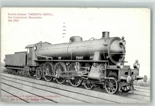 Italien Ernesto Breda Dampflokomotive 1916