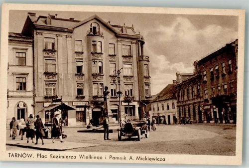 Tarnów Denkmal Auto Geschäft Plac Kazimierza Wielkiego
