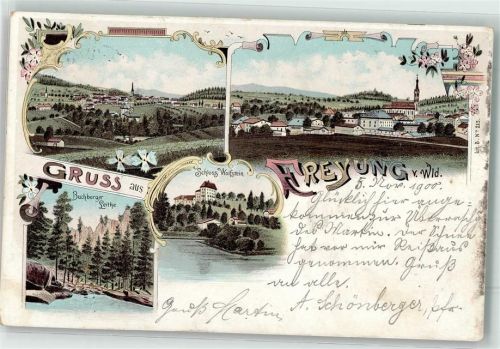 Freyung 1900 Schloss Wolfstein Buchberger Leithe