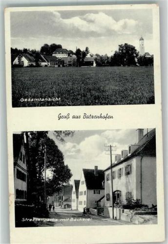 86368 W8906 Batzenhofen - Dorfstraße Bäckerei