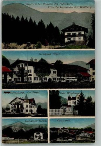 Oberach 1917 Gasthaus Glasl Villa Waldeck