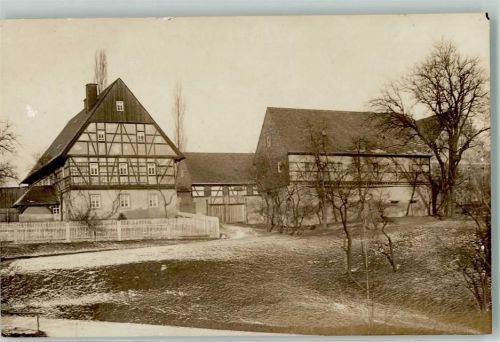 Uhlsdorf Bauerngut Balduin Speck um 1910 Ort handschriftlich