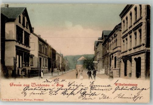 Weidenau 1901 Wilhelmstraße