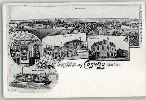 Coswig Bahnhof Landungsstelle Rathaus