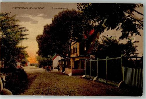 24321 W2322 Hohwacht Ostsee 1919 - Strandstraße