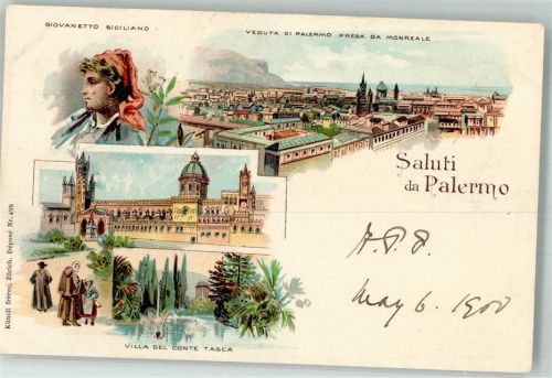 Palermo 1900 Villa del Conte Tasca