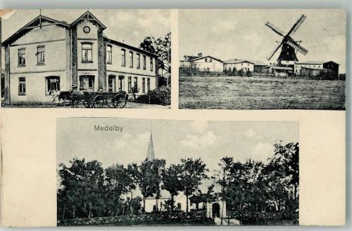 Medelby 1921 Windmühle Gasthaus