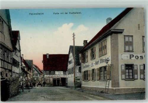 Heimsheim Gasthaus zur Post Posthalterei