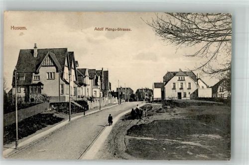 Husum 1917 Adolf Menge-Strasse