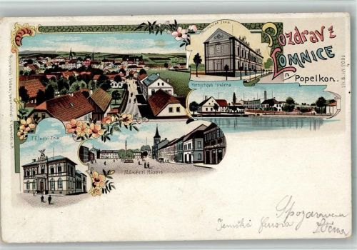 Lomnice nad Popelkou Lithographie Webschule