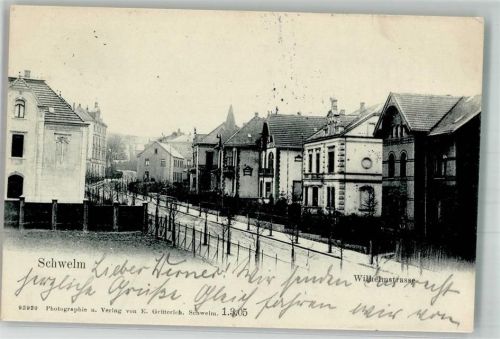 58332 W5830 Schwelm 1906 - Wilhelmstraße