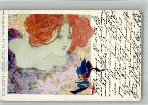 Auf Sommerfrische Philipp & Kramer XVIII/2 Gebrauchsspuren Scan genau beachten scan verzogen Kirchner, R. BOAKC