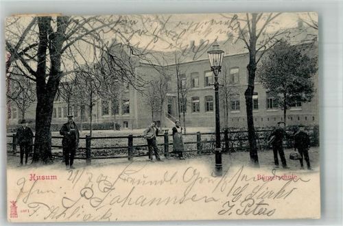 Husum 1901 Bürgerschule