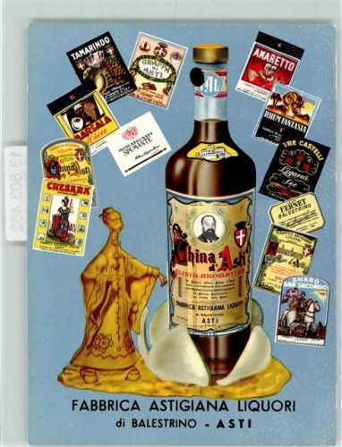 Asti Etiketten Fabricia Astigiana Liquori Asti