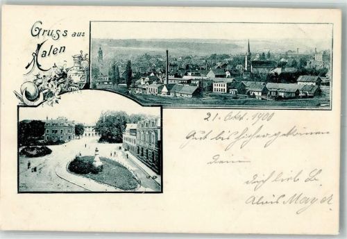 Aalen 1900 Denkmal Kirche Nachporto