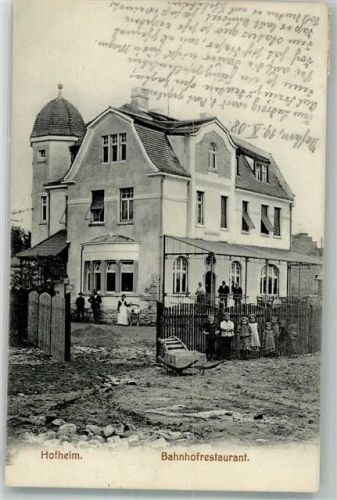 Hofheim 1908 Bahnhofgasthaus