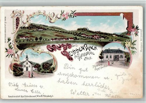 Weissenbach Lithographie Kapelle