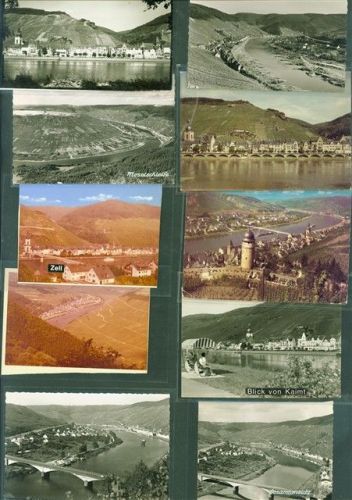 56856 W5583 Zell Mosel Lot mit 22 Fotos Originale aus dem Archiv des Cramerverlages versch. Grössen