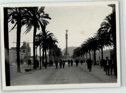 Barcelona 1940 - 1950 Columbusallee