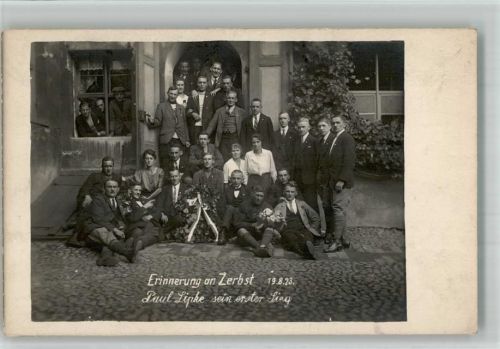 39261 O3400 Zerbst BOAKC Paul Lipke Erster Sieg 19. August 1923 Privatfoto AK
