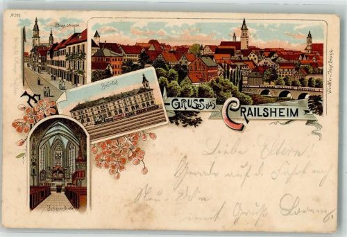 Crailsheim Bahnhof Johanneskirche Lange-Straße