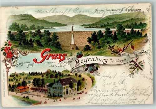 Beyenburg Barmer Talsperre Gasthaus Bergischer Hof
