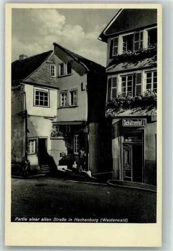 Hachenburg Alte Strasse in Hachenburg Gasthaus Schüzenhof