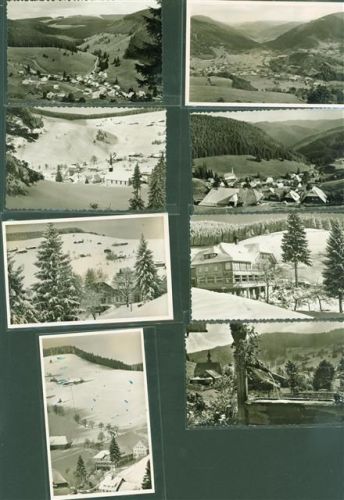 Muggenbrunn Lot mit 12 AK Originale aus dem Archiv eines AnsichtskartenverlagesKlebereste rückseitig