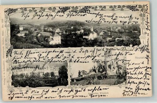 Neusatz 1907 Burgruine Windeck Neusatzeck
