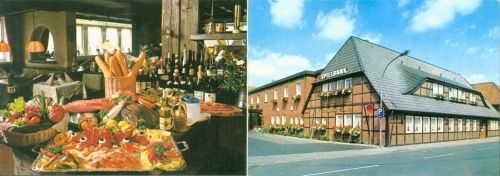 Hittfeld Hotel Krohwinkel Spielbank Innen-und Aussenansicht Klappkarte