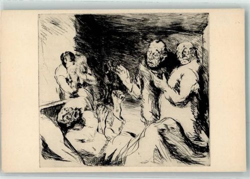 Meseck Felix Hiob Moderne Graphik Postkarten Serie I Nr 11