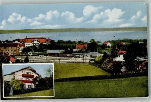 82327 W8132 Tutzing - Starnbergersee Gasthaus Ilkahöhe Bahnhof Serie Starmnbergersee und Umgebung