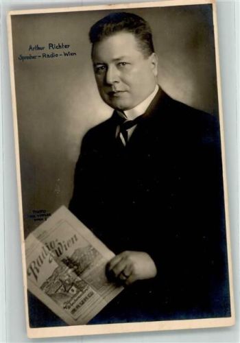 Wien Arthur Richter Sprecher Radio Wien Foto Karl Winkler