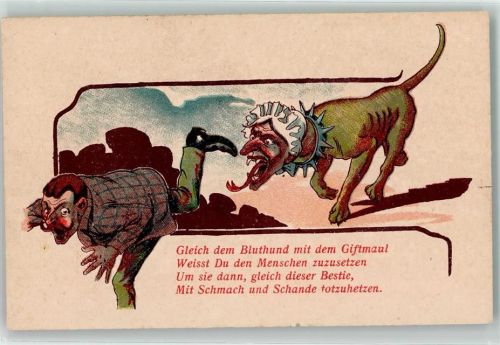 Ehefrau als Blutshund , Makaber