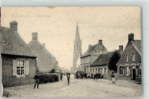 Bikschote 1915 Plaatstraat