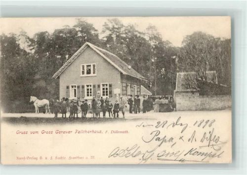 Groß-Gerau 1898 Gasthaus Fallthorhaus Verlag Sachse