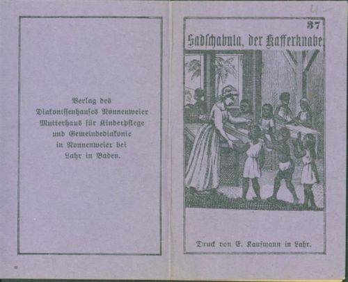 Lahr Sadschabula der Kofferknabe Nr 37 16 Seiten Diakoniisenhaus Nonnenweier 8,5 cm hoch 5,5 cm breit