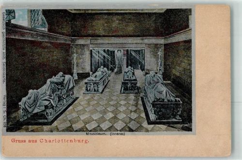 Charlottenburg Patent AK Mausoleum Inneres