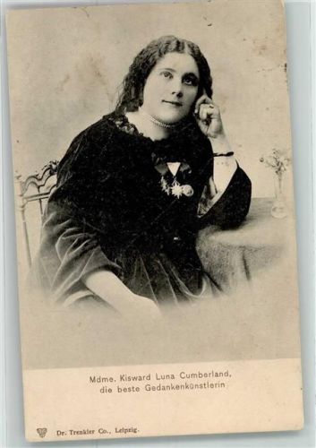 Madame Kisward Luna Cumberland Gedankenkünstlerin Wahrsagen 1906