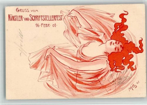 Hamburg Schriftsteller Fest Jugendstil 1901